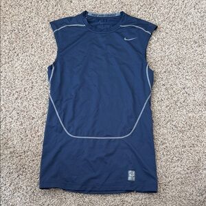 Nike Blue Sleeveless Tank Top